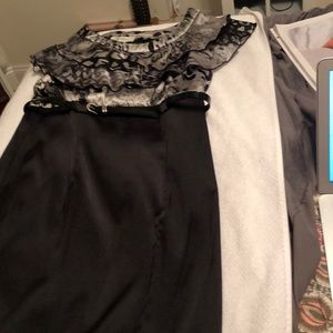 Worn twice Dress Barn High Waisted Cocktail Dress